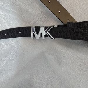 Michael Kors Black Monogram Belt
